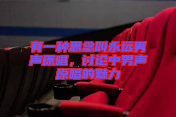 有一種思念叫永遠(yuǎn)男聲原唱，討論中男聲原唱的魅力
