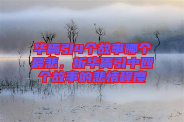華胥引4個故事哪個最悲，析華胥引中四個故事的悲情程度