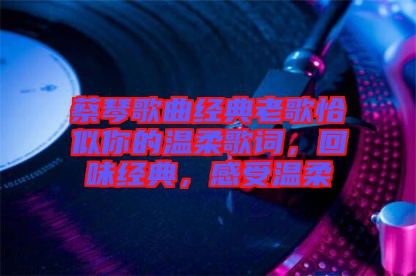 蔡琴歌曲經(jīng)典老歌恰似你的溫柔歌詞，回味經(jīng)典，感受溫柔
