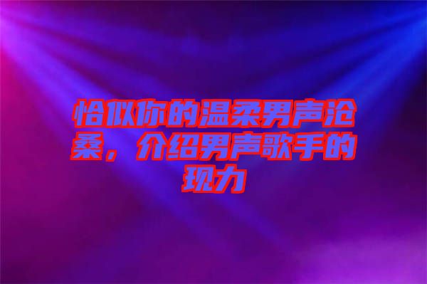 恰似你的溫柔男聲滄桑，介紹男聲歌手的現(xiàn)力