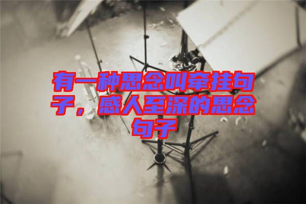 有一種思念叫牽掛句子，感人至深的思念句子