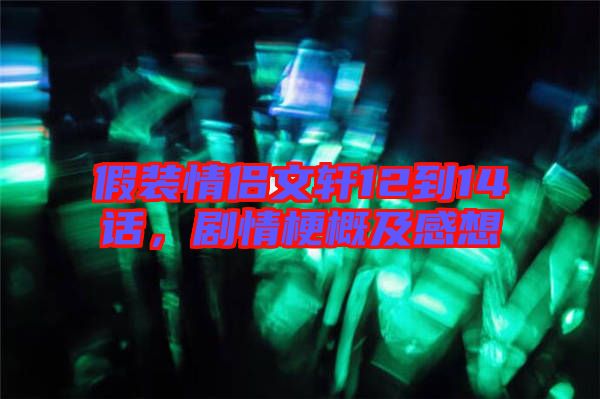 假裝情侶文軒12到14話，劇情梗概及感想