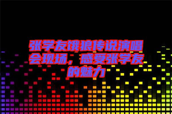 張學友餓狼傳說演唱會現場，感受張學友的魅力