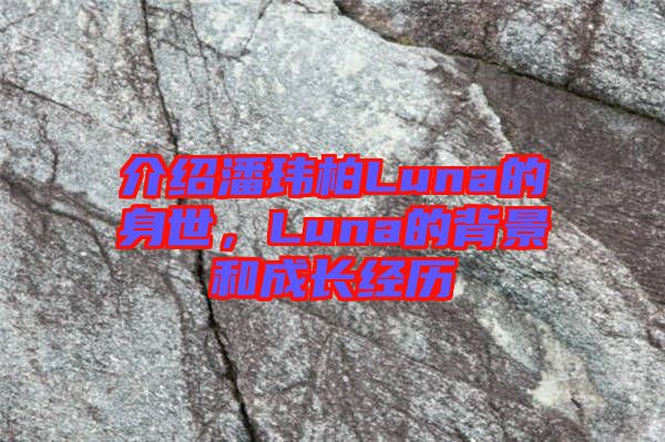 介紹潘瑋柏Luna的身世，Luna的背景和成長經(jīng)歷