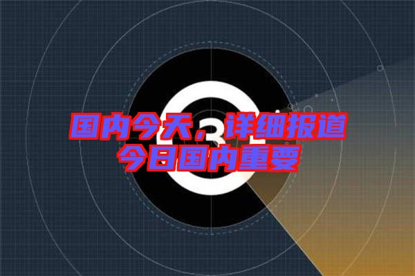 國(guó)內(nèi)今天，詳細(xì)報(bào)道今日國(guó)內(nèi)重要