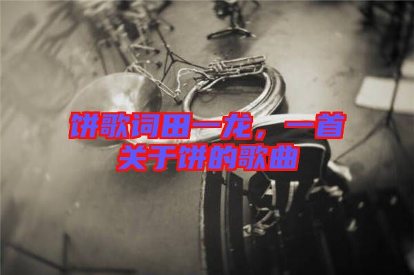 餅歌詞田一龍，一首關(guān)于餅的歌曲