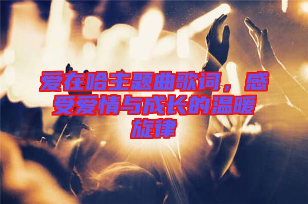 愛(ài)在哈主題曲歌詞，感受愛(ài)情與成長(zhǎng)的溫暖旋律