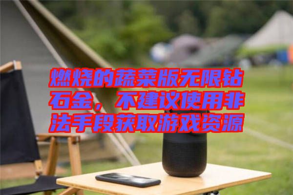 燃燒的蔬菜版無限鉆石金，不建議使用非法手段獲取游戲資源
