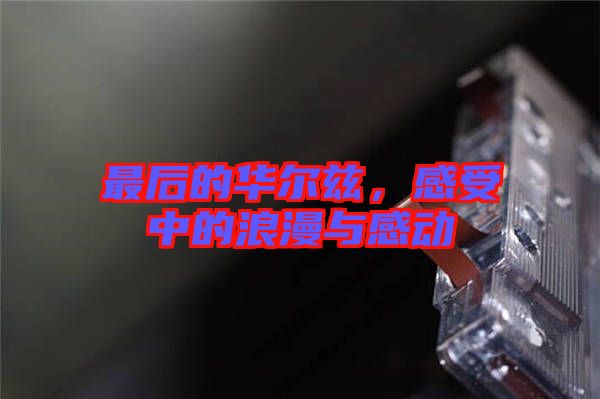 最后的華爾茲，感受中的浪漫與感動
