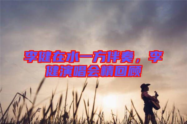 李健在水一方伴奏，李健演唱會精回顧