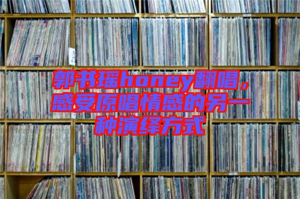 郭書瑤honey翻唱，感受原唱情感的另一種演繹方式