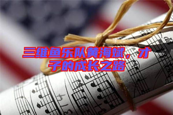 三維魚樂(lè)隊(duì)黃海斌，才子的成長(zhǎng)之路