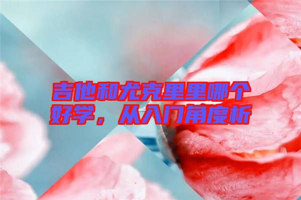 吉他和尤克里里哪個好學(xué)，從入門角度析