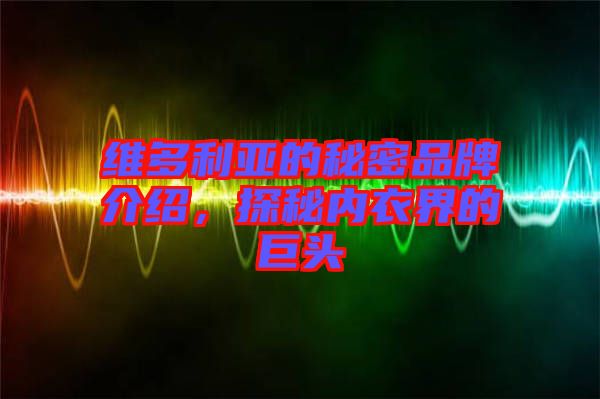 維多利亞的秘密品牌介紹，探秘內(nèi)衣界的巨頭