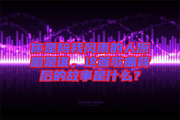 你是陪我風(fēng)雨的人原唱是誰，這首歌曲背后的故事是什么？